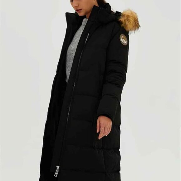 Fitouch Women's Small Down Coat Parka Jacket | 750+ Fill Power | Full-Length - Picture 2 of 7